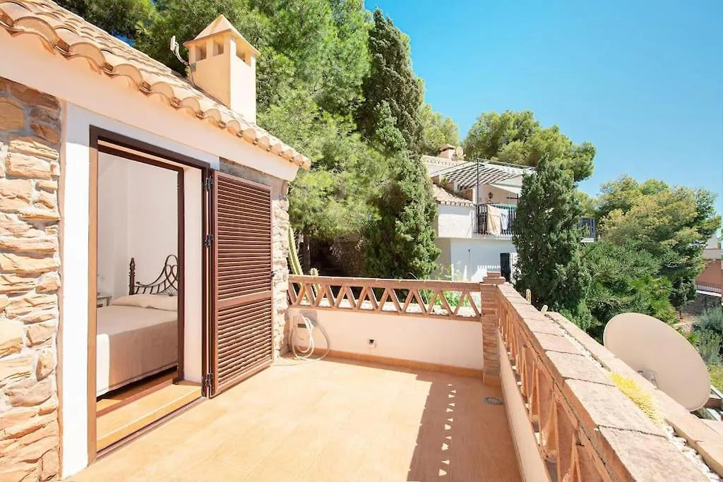 Sunny House With Great Sea Views, 3 Terraces, Private Heated Pool And Sauna La Herradura  Spain